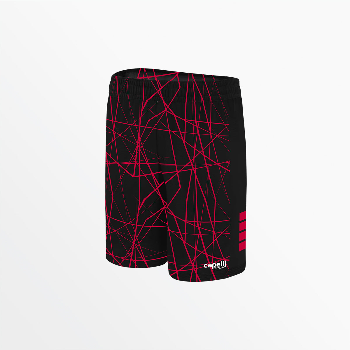 Youth Geo Net Shorts - Trendy Athletic Shorts for Men & Women - Perfect for Running, Gym, and Casual Wear