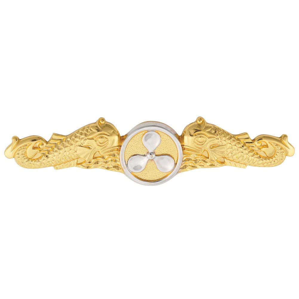 MEDALS OF AMERICA EST. 1976 Navy Submarine Engineering Duty Badge - Authentic Military Insignia for Collectors & Veterans | Perfect for Display, Gifts & Navy Memorabilia Collections