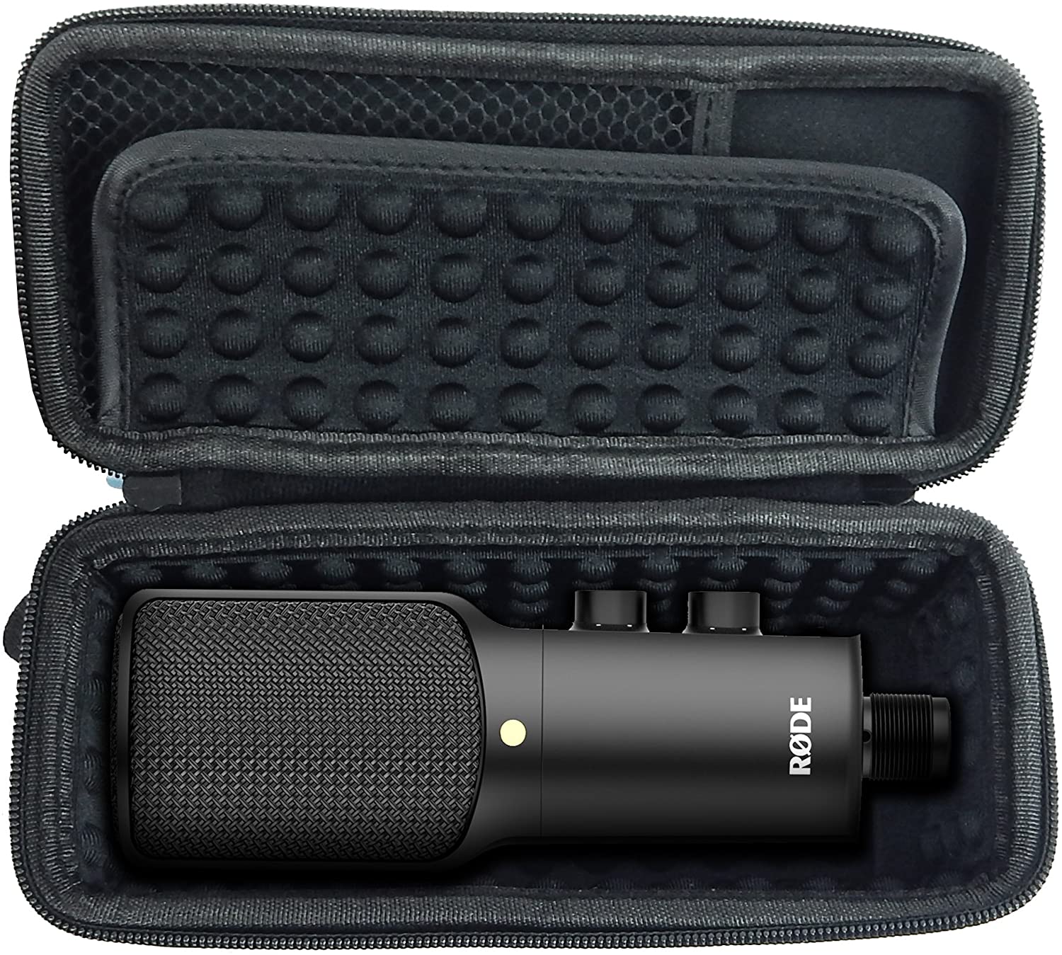 CASEMATIX Protective Case for USB Condenser Microphones - Compatible with NT USB, NTUSB, NT1 A Mics & Accessories | Perfect for Studio Recording, Podcasting & Travel Storage