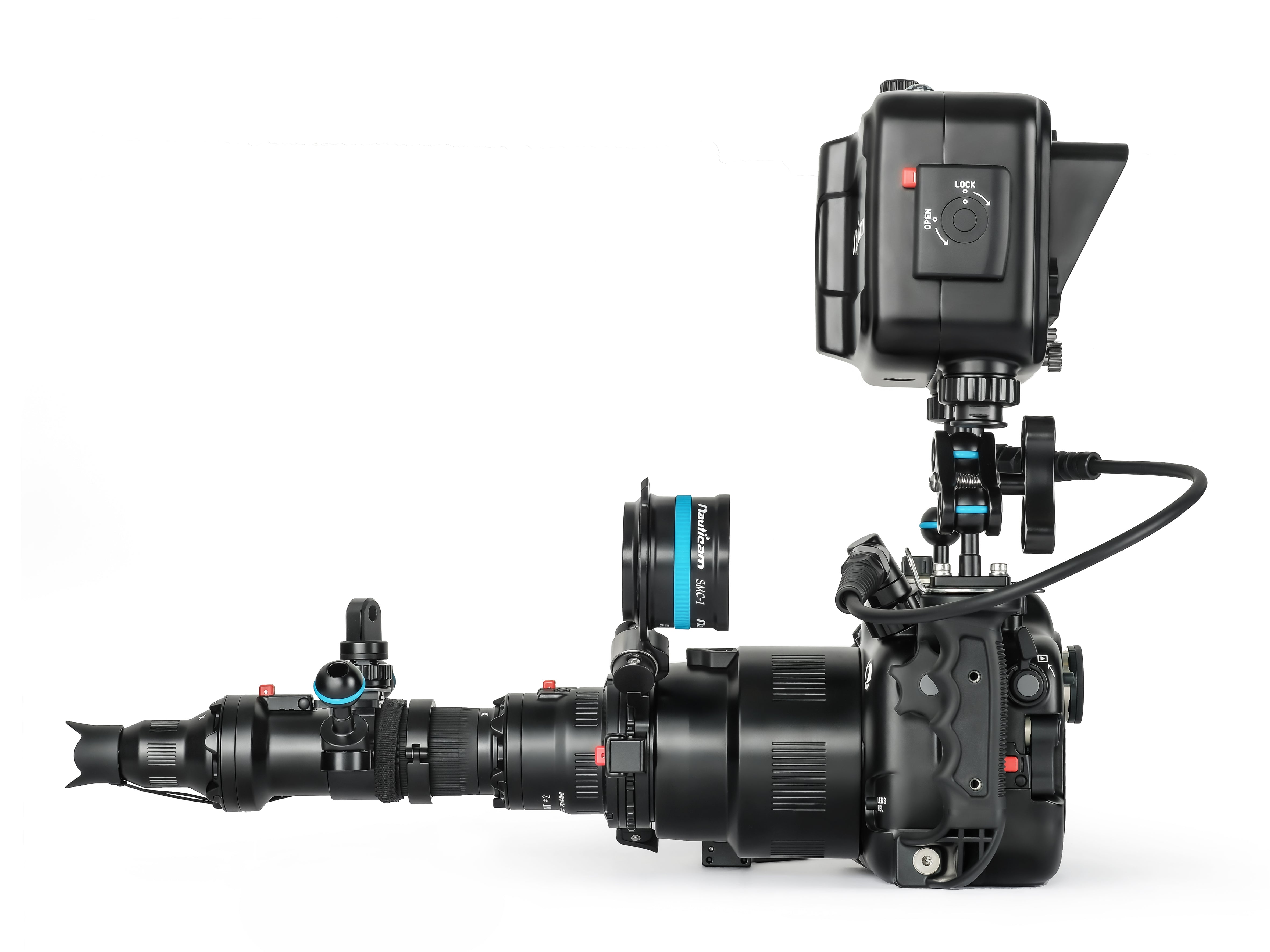 Sony α1 Camera Housing - Durable Waterproof Case for Sony α1 DSLR - Perfect for Underwater Photography, Travel & Outdoor Adventures