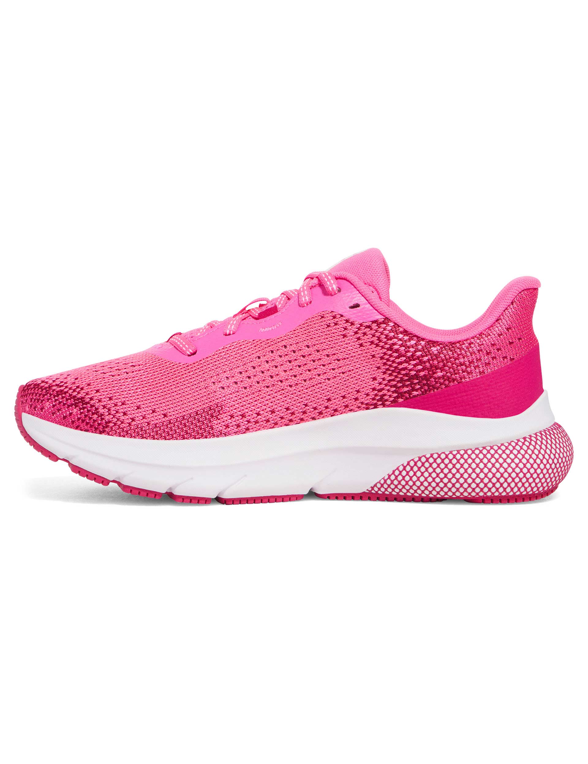 UA HOVR Turbulence 2 Running Shoes for Men & Women - Lightweight Breathable Aero Pink/Shaded Fuchsia/White - Perfect for Jogging, Gym Workouts & Daily Walking