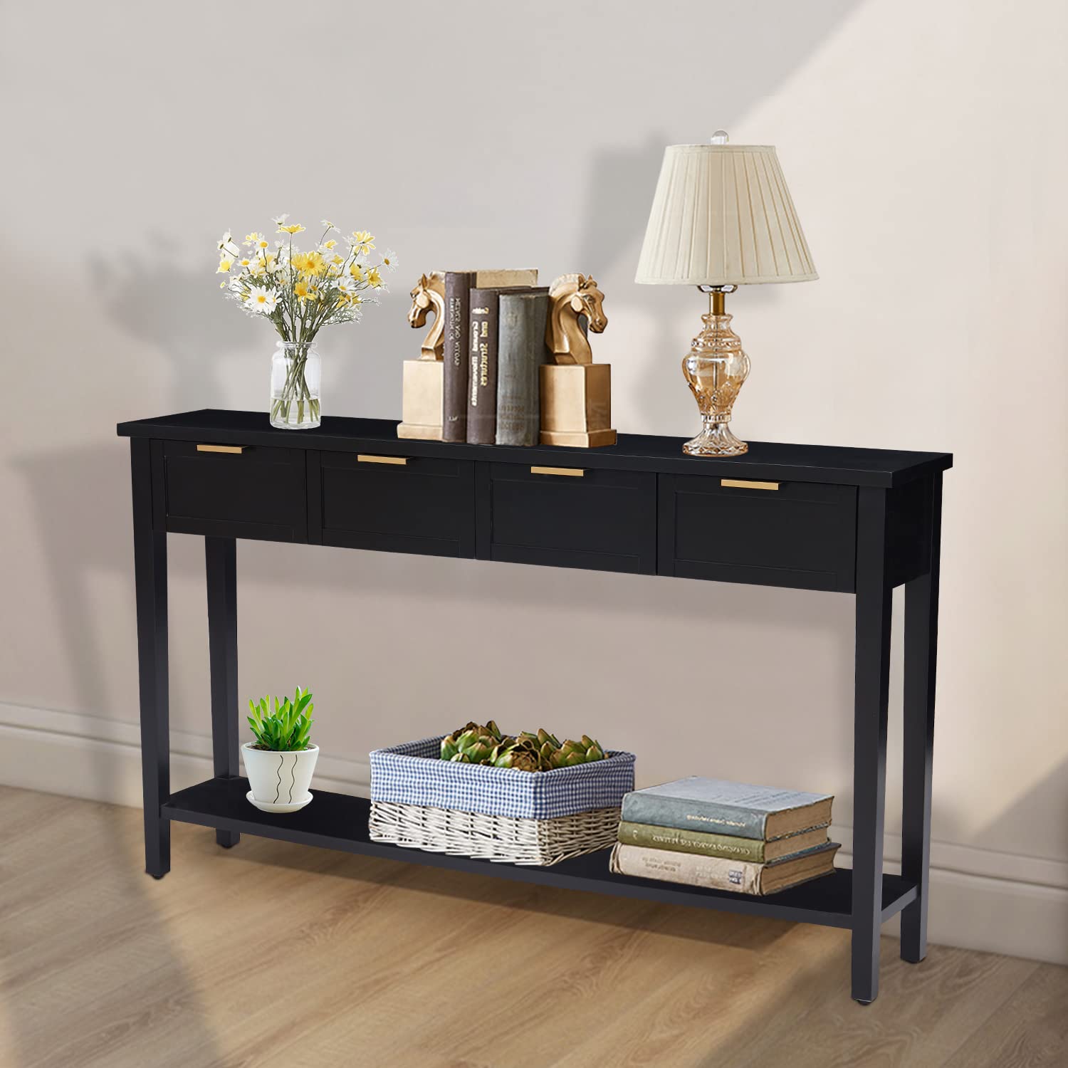 Kinlife Modern Entryway Console Table - 63