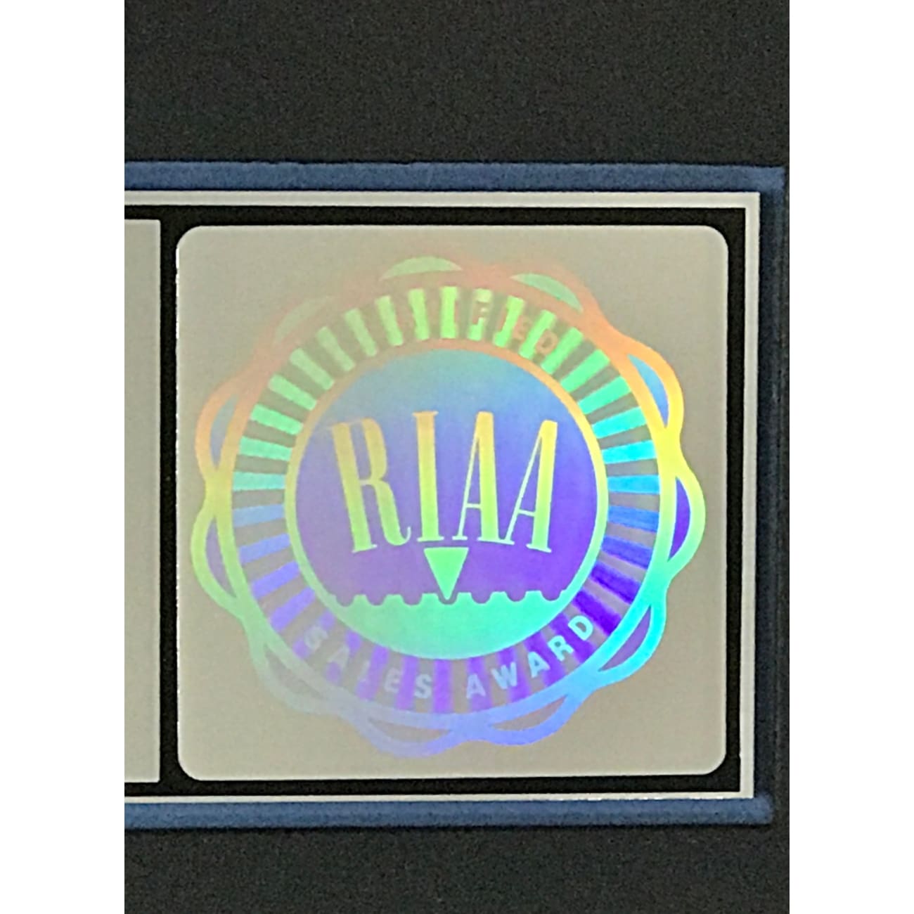 Rare RIAA Platinum Album Award Presented to Michael Steele - Authentic Music Memorabilia for Collectors & Fans | Perfect for Display in Music Studios, Theaters, and Fan Collections
