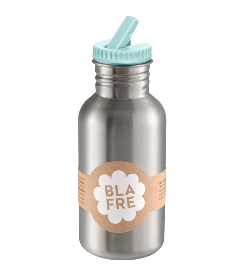 Blafre 500ml Light Blue Water Bottle with Flip Lid - Leak Proof, BPA Free, Perfect for Gym, Hiking, Travel & Everyday Hydration