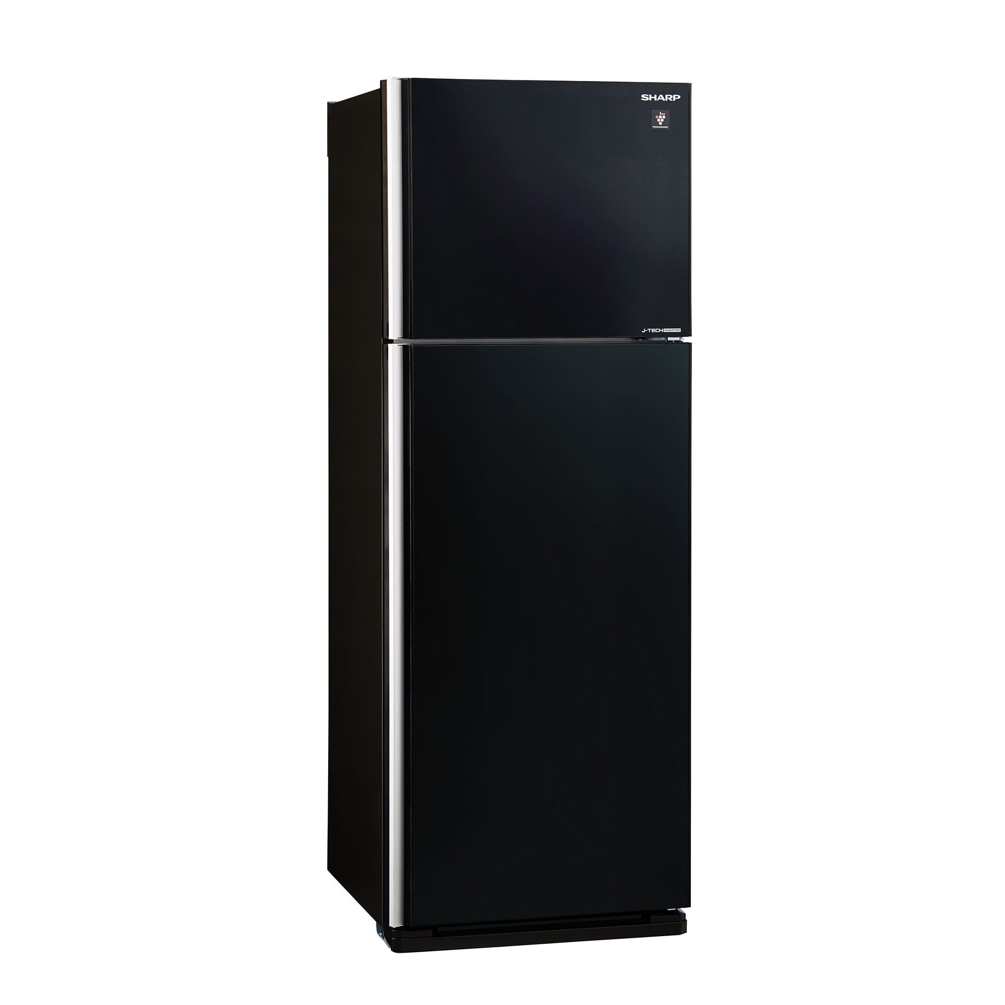 SJ PG39P BK 394L 2-Door Refrigerator - Energy Efficient Compact Fridge for Home, Office, Dorm, or Garage Use