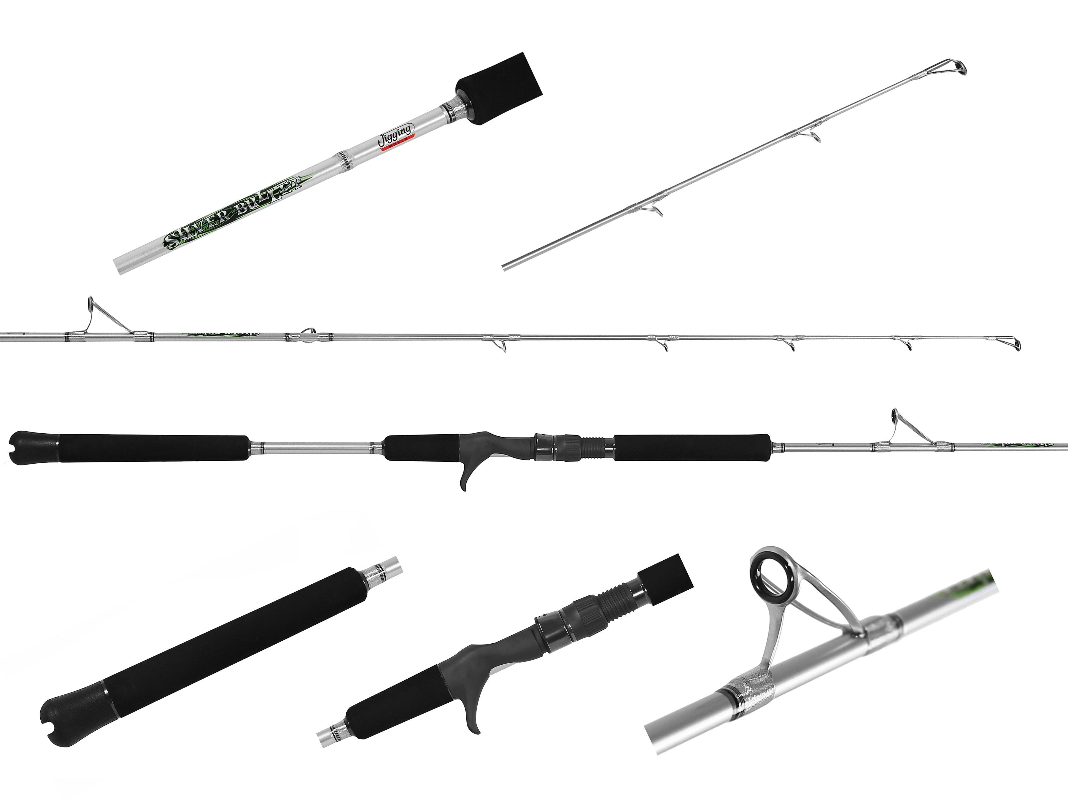 Jigging World Silver Bullet Jigging Casting Rod - Saltwater Fishing Rod for Offshore & Inshore Angling - Perfect for Trolling, Bottom Fishing & Jigging Techniques