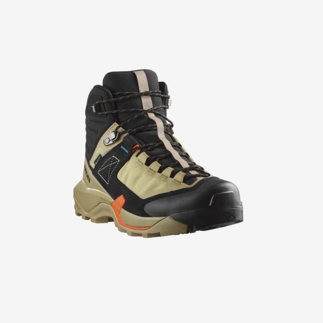 Salomon Men's X Ultra Alpine Mid Gore-Tex Waterproof Hiking Boots - Lightweight & Durable for Outdoor Adventures (L47686600) - Perfect for Mountain Trekking, Backpacking & Trail Hiking