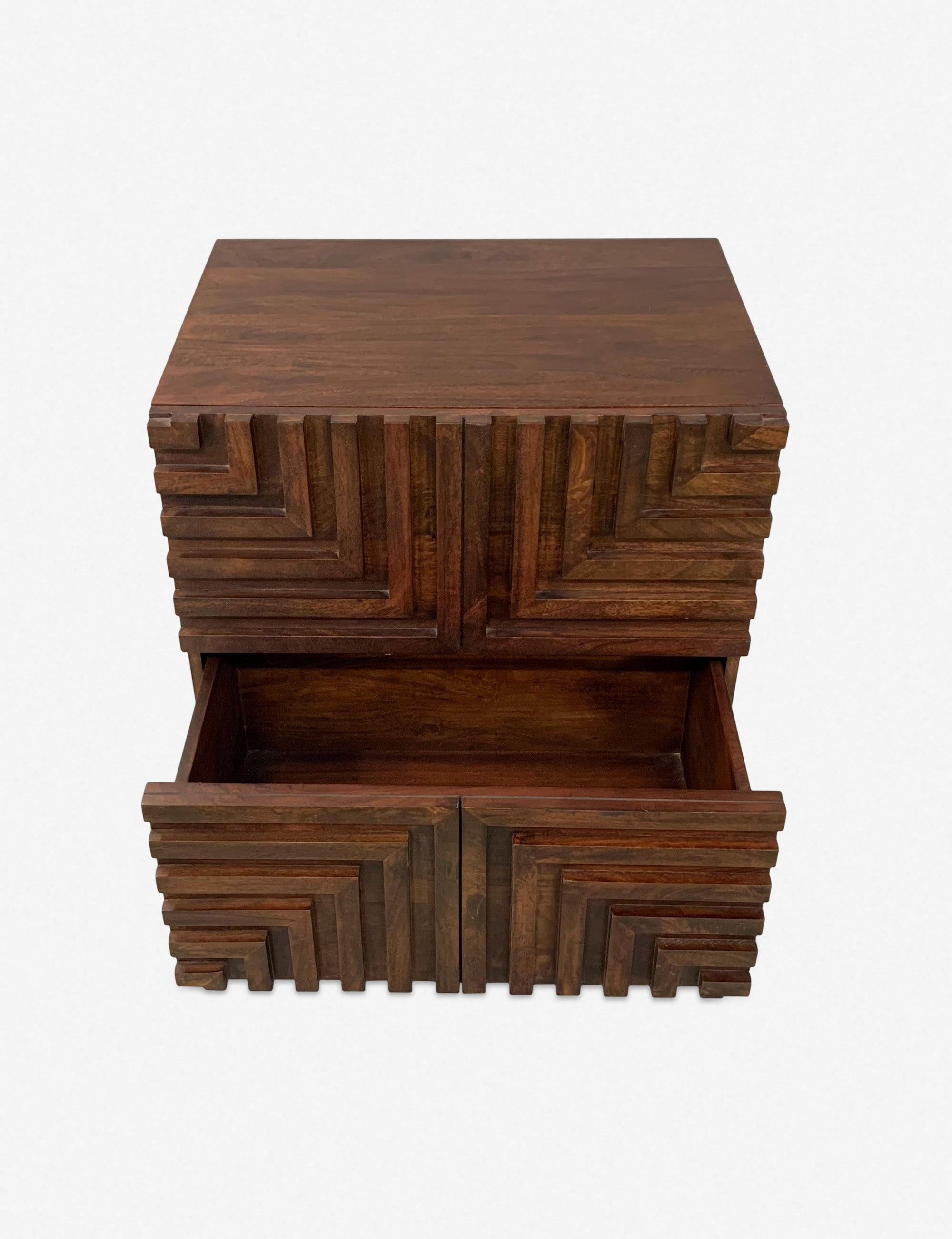 Modern Nightstand with Drawer - Stylish Bedside Table for Bedroom, Living Room & Office - Wooden End Table with Storage Shelf - Perfect for Small Spaces & Home Decor