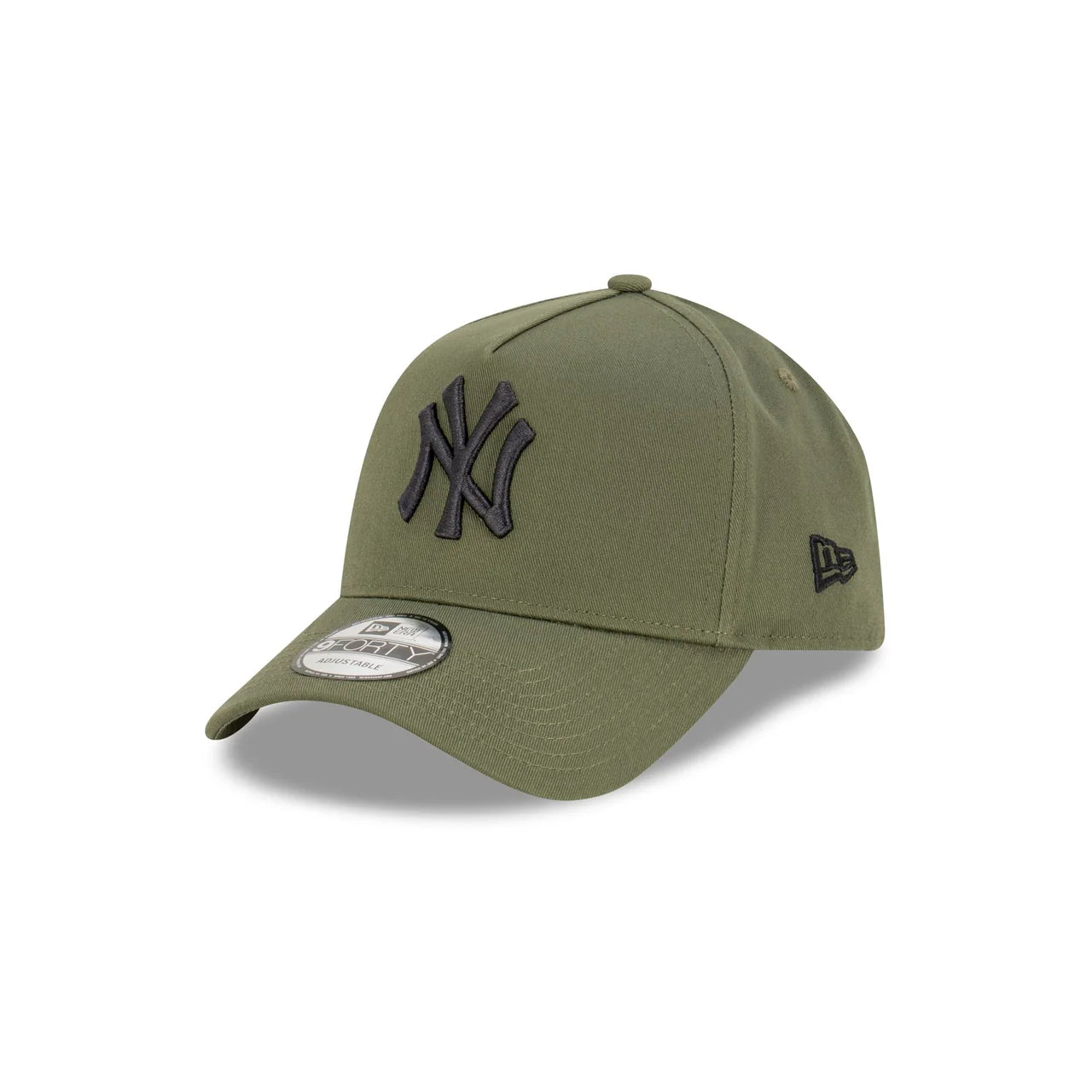 New Era 940 A-Frame New York Yankees MLB Snapback Cap - Olive & Black Adjustable Hat for Baseball Fans, Streetwear Fashion & Sports Events