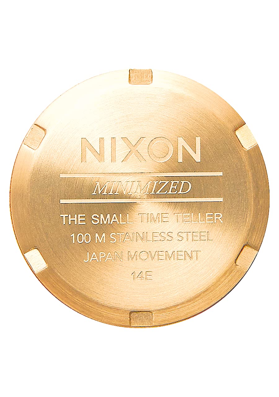 Nixon Women's Small Time Teller Stainless Steel Watch - Elegant & Durable Ladies Wristwatch for Everyday Wear, Office & Casual Outfits