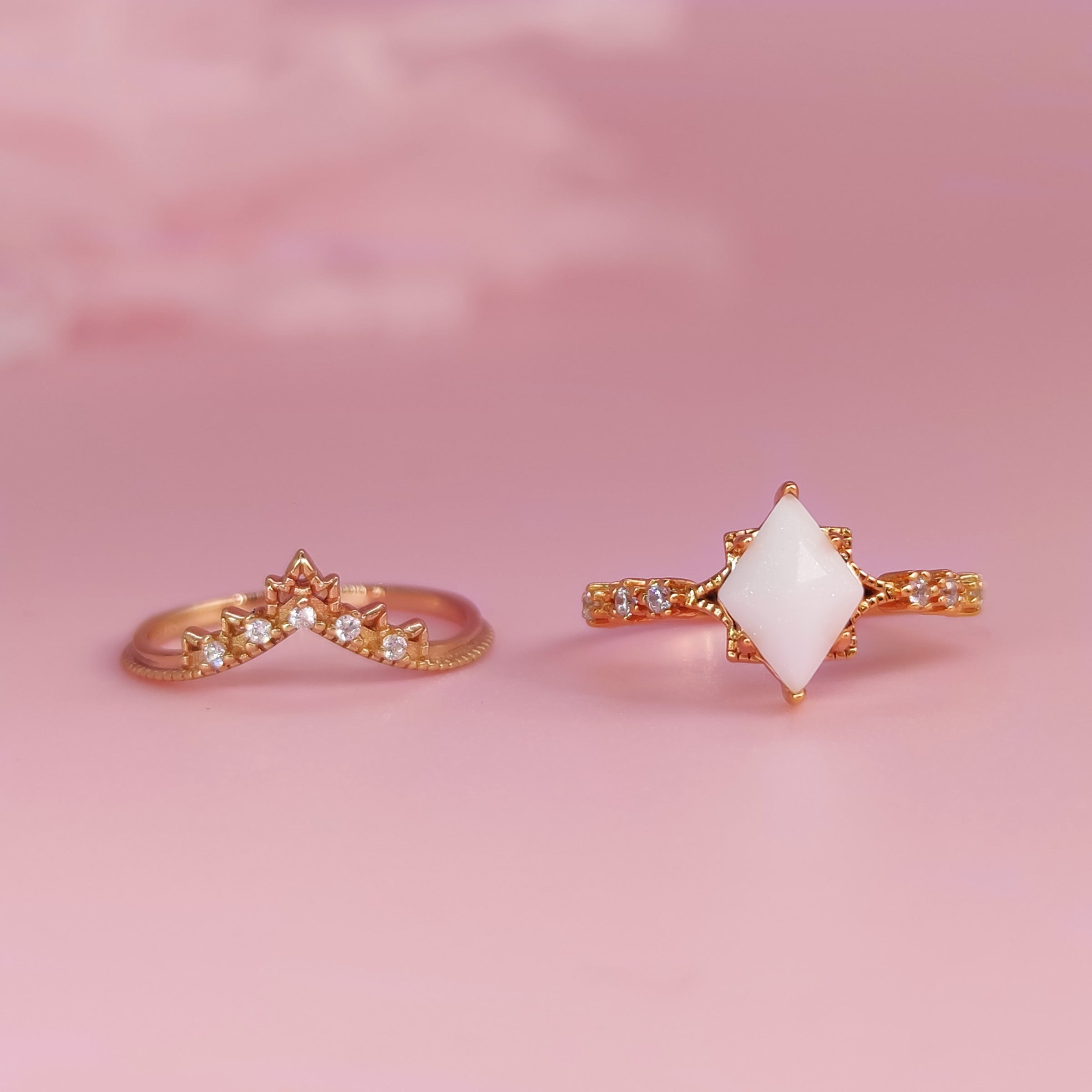 Celestial Whisper Solid Gold Breastmilk Jewelry Set - Elegant Keepsake for Nursing Moms, Perfect Mother's Day Gift & Memorial Jewelry for Breastfeeding Journey