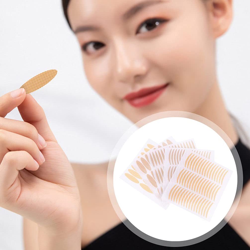 40 Sheets Clear Lace Double Eyelid Stickers - Double Sided Medical Grade Eyelid Tape for Droopy Eyelids, Natural Mesh Eye Beauty Tapes for Asian Monolid Makeup - Perfect for Daily Use, Special Occasions & Eye Contouring