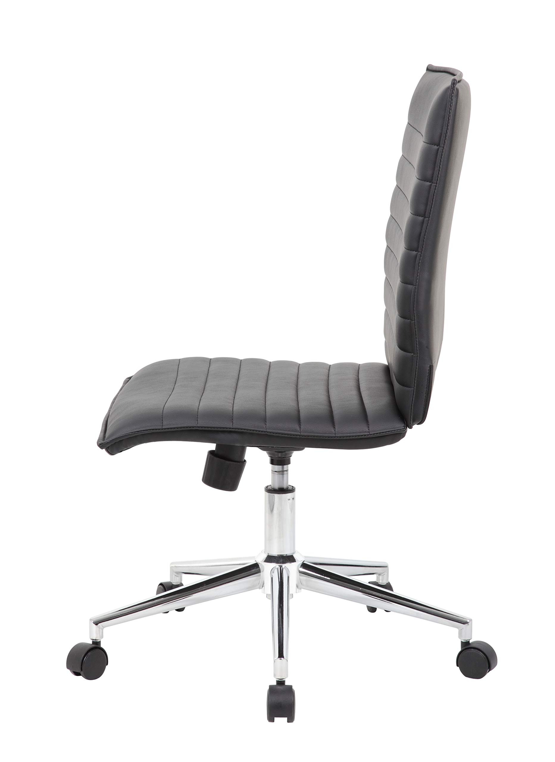 Boss Office Products Hospitality Chair - Black | Comfortable & Durable Guest Seating for Hotels, Restaurants & Waiting Areas