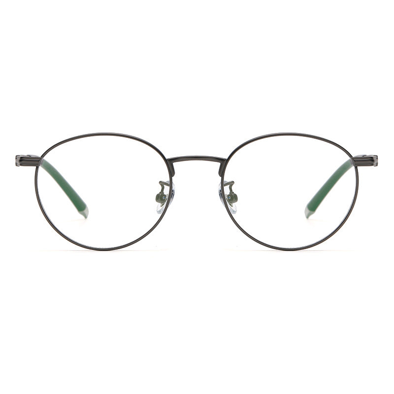 Titanium Round Eyeglass Frames SM01720 - Lightweight & Durable for Men & Women - Perfect for Reading, Driving & Everyday Use