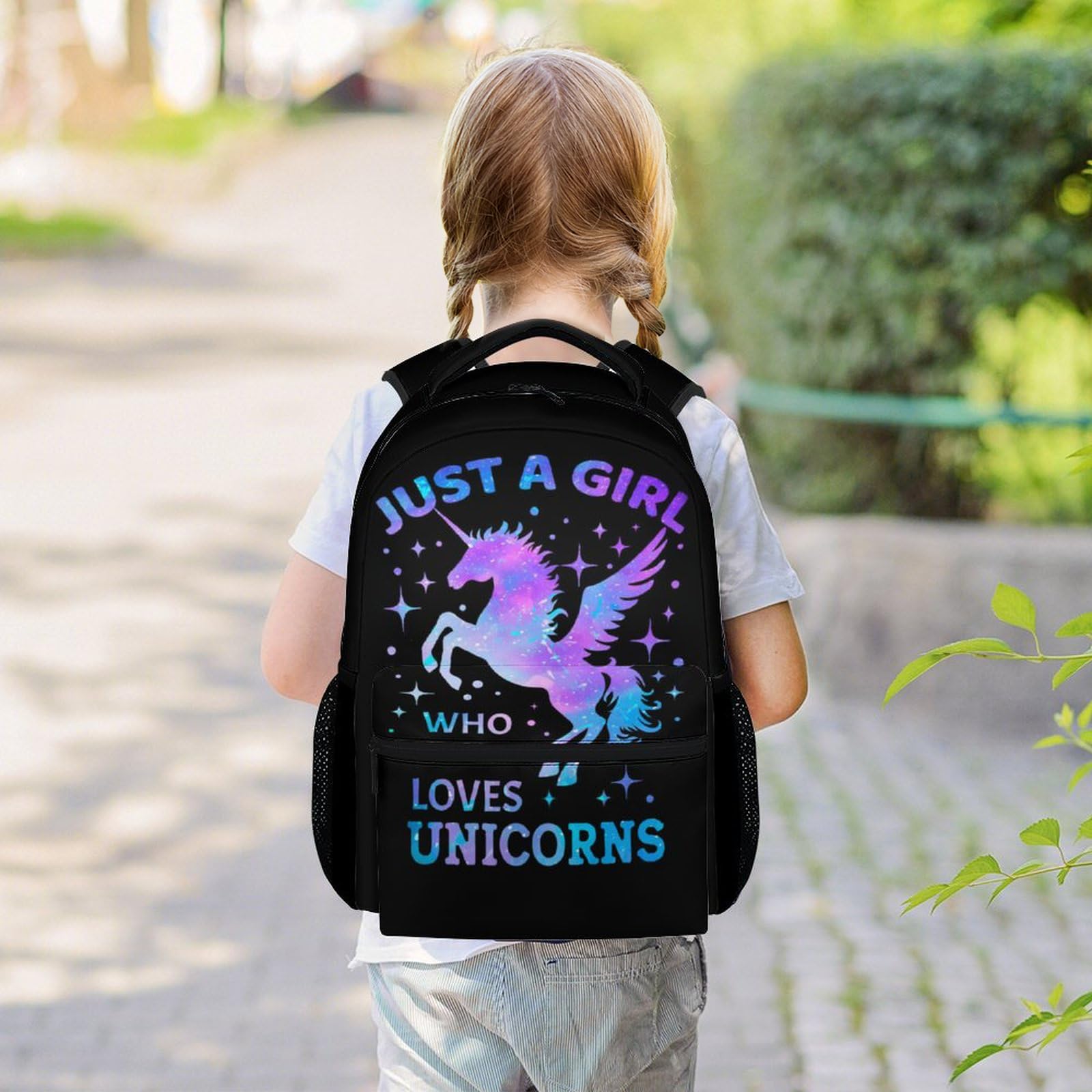 Unicorn Backpack for Girls & Women - 16 Inch Lightweight School Backpack, Cute Bookbag for Kids & Teens - Perfect for School, College, Travel & Daily Use