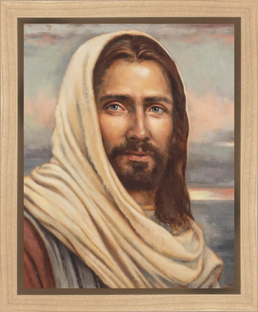 Blessed Savior Gallery Wrap Canvas - Religious Wall Art for Home & Church Decor - Perfect for Living Room, Bedroom & Worship Spaces