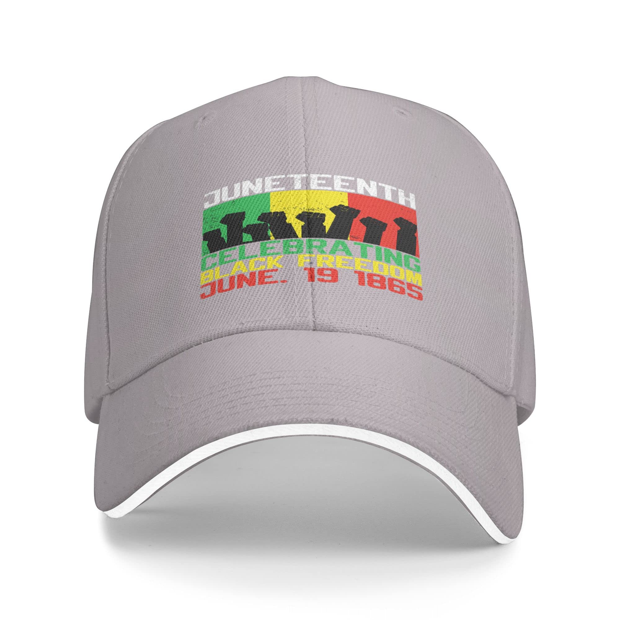 Juneteenth 1865 Black Freedom Celebration Hat - Unisex Adjustable Baseball Cap for Men & Women - Perfect for Holidays, Parades, and Daily Wear