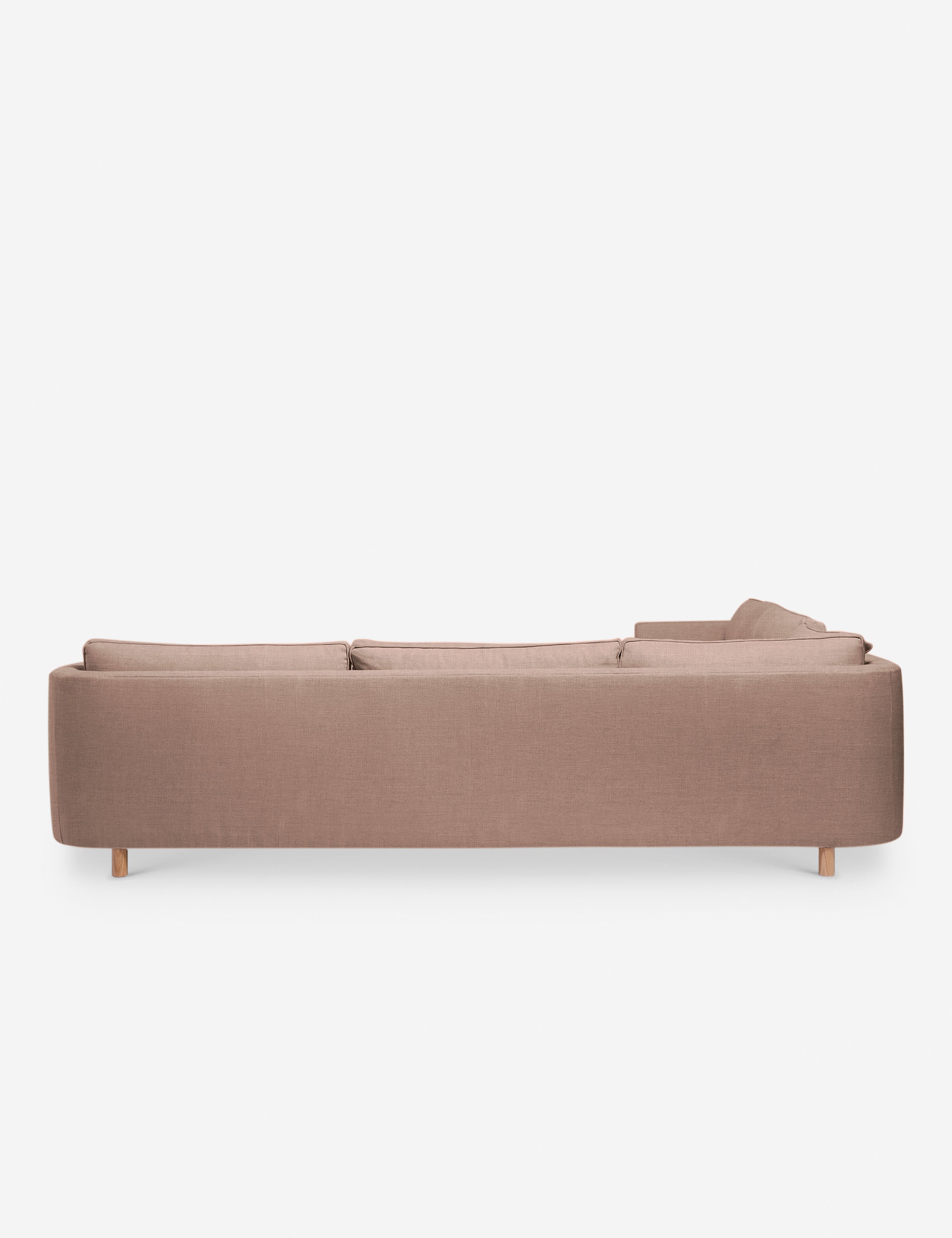 Belmont Corner Sectional Sofa by Ginny Macdonald - Modern L-Shaped Couch with Storage for Living Room, Family Room & Small Spaces