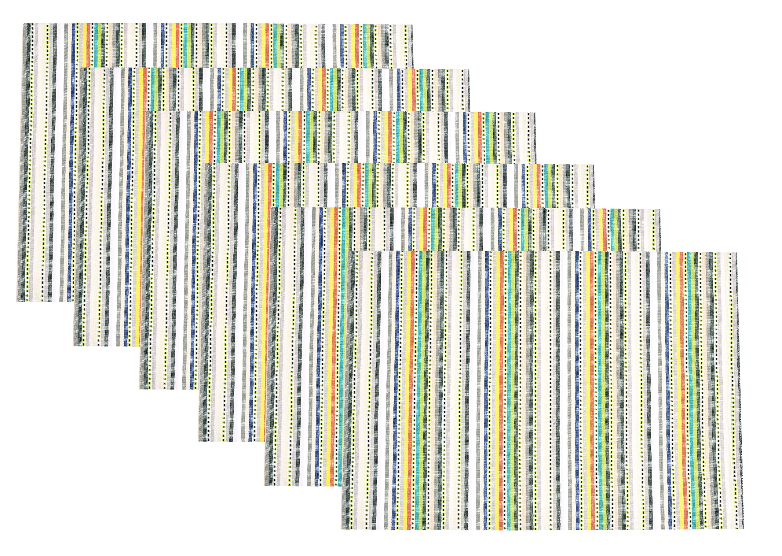 Premium Cotton Placemats Set of 6 - 14