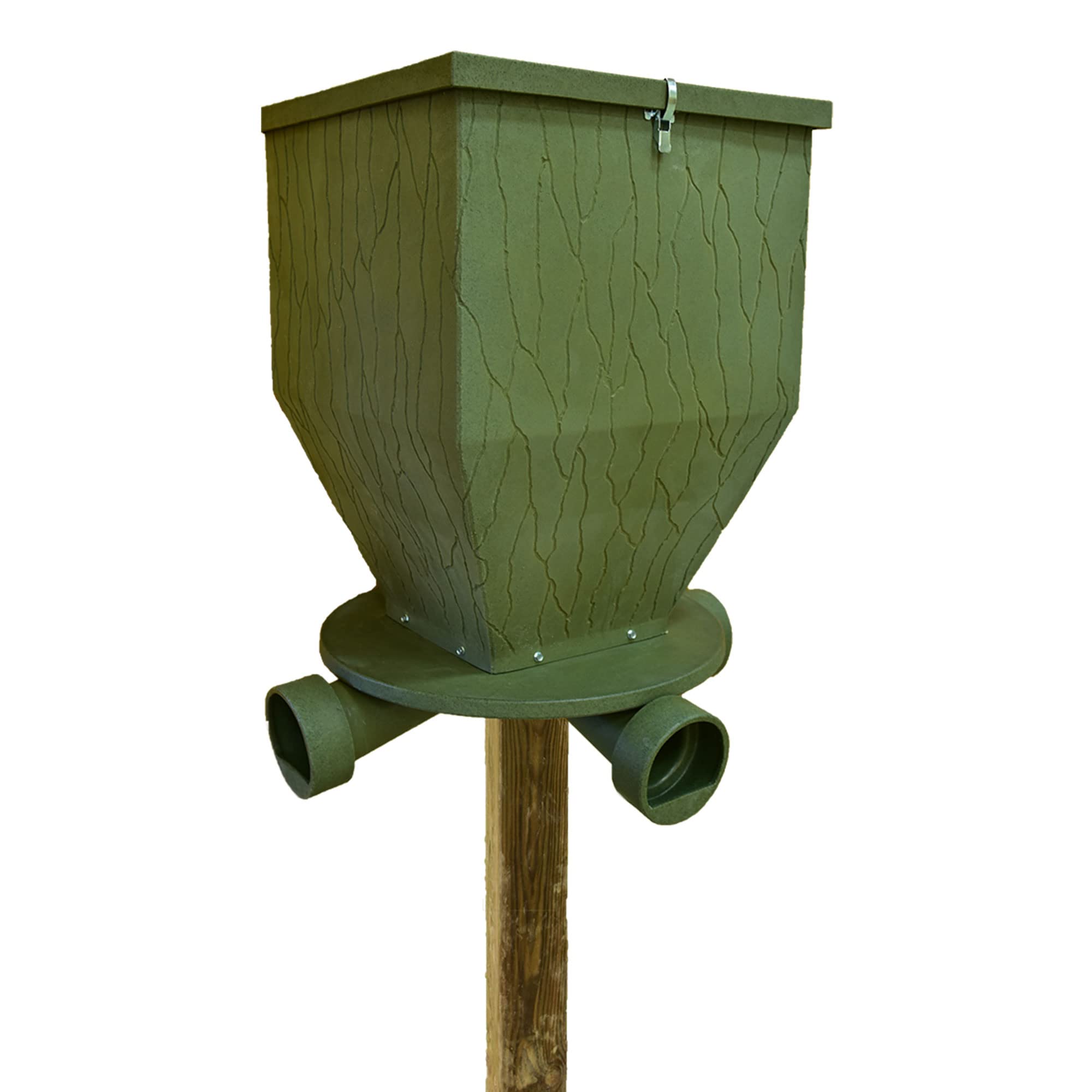 Gravity Fed Deer Feeder - Automatic Game Hunting Feeder with Timer - Durable Outdoor Wildlife Feeder for Deer, Elk & Wild Game - Perfect for Hunting, Wildlife Observation & Backyard Feeding