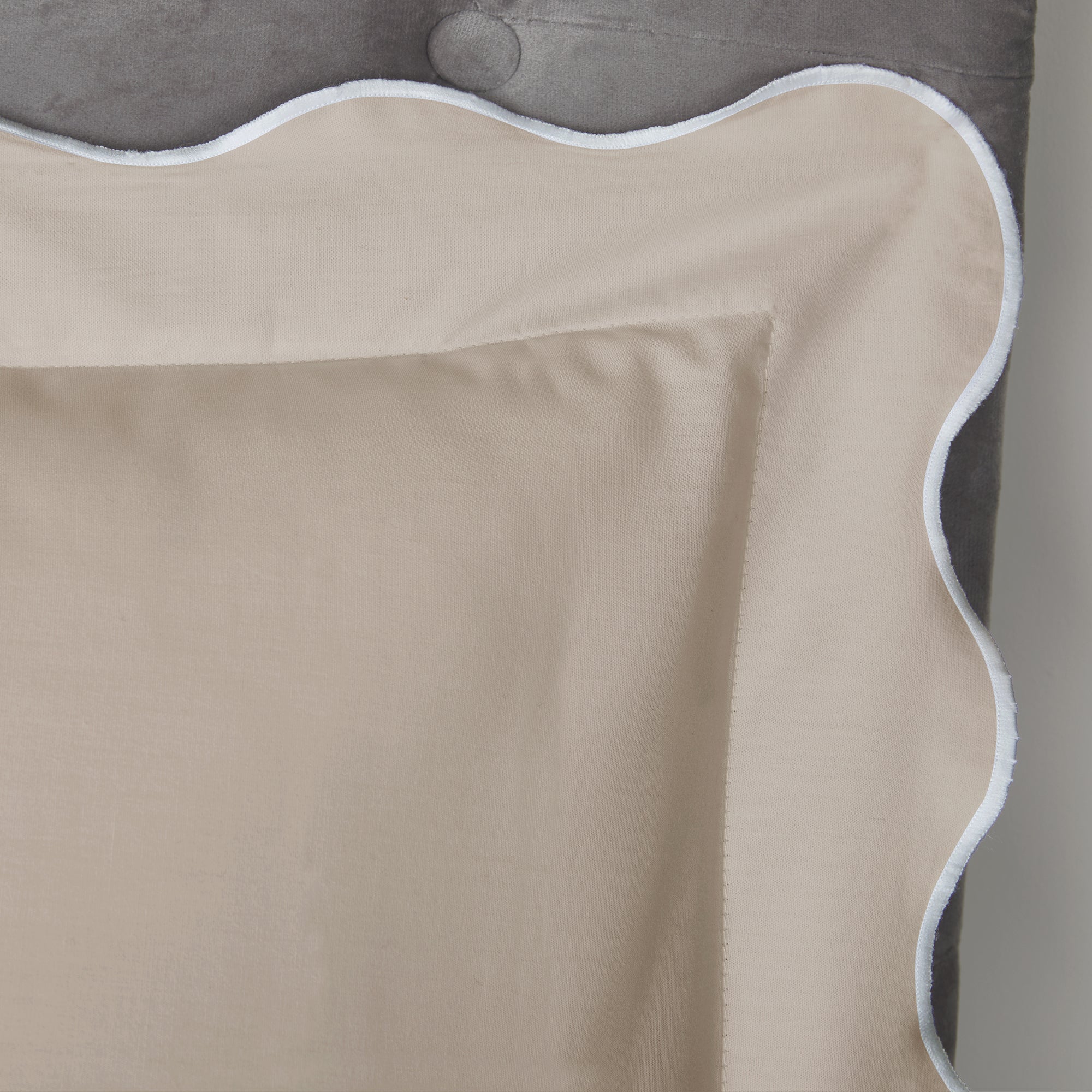 Appletree Boutique Scallop Edge Duvet Cover Set - Natural Cotton Bedding for Cozy Bedroom Decor | Perfect for Master Bedroom, Guest Room & Airbnb