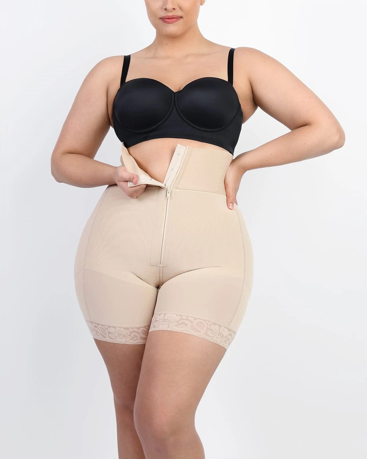 AirSlim® Boned Sculpt High Waist Shorts for Women - Tummy Control Shapewear - Perfect for Workout, Yoga & Everyday Wear