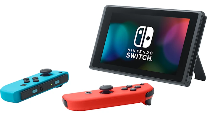 Nintendo Switch Console - Portable Gaming System with Joy-Con Controllers, HD Display & Online Play - Perfect for Home, Travel & Multiplayer Gaming