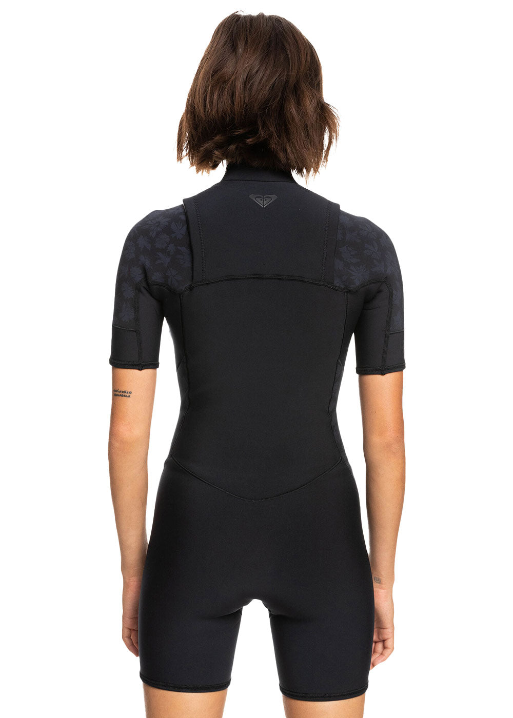 Roxy Women's 2.0mm Swell Series Short Sleeve CZ Spring Wetsuit - Perfect for Surfing, Swimming & Water Sports