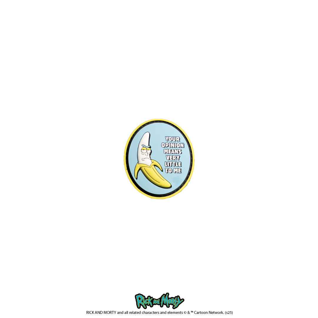 Rick and Morty Opinion Patch - Funny Embroidered Iron-On Patch for Jackets, Backpacks & Hats - Perfect for Cosplay, DIY Crafts & Fan Gifts