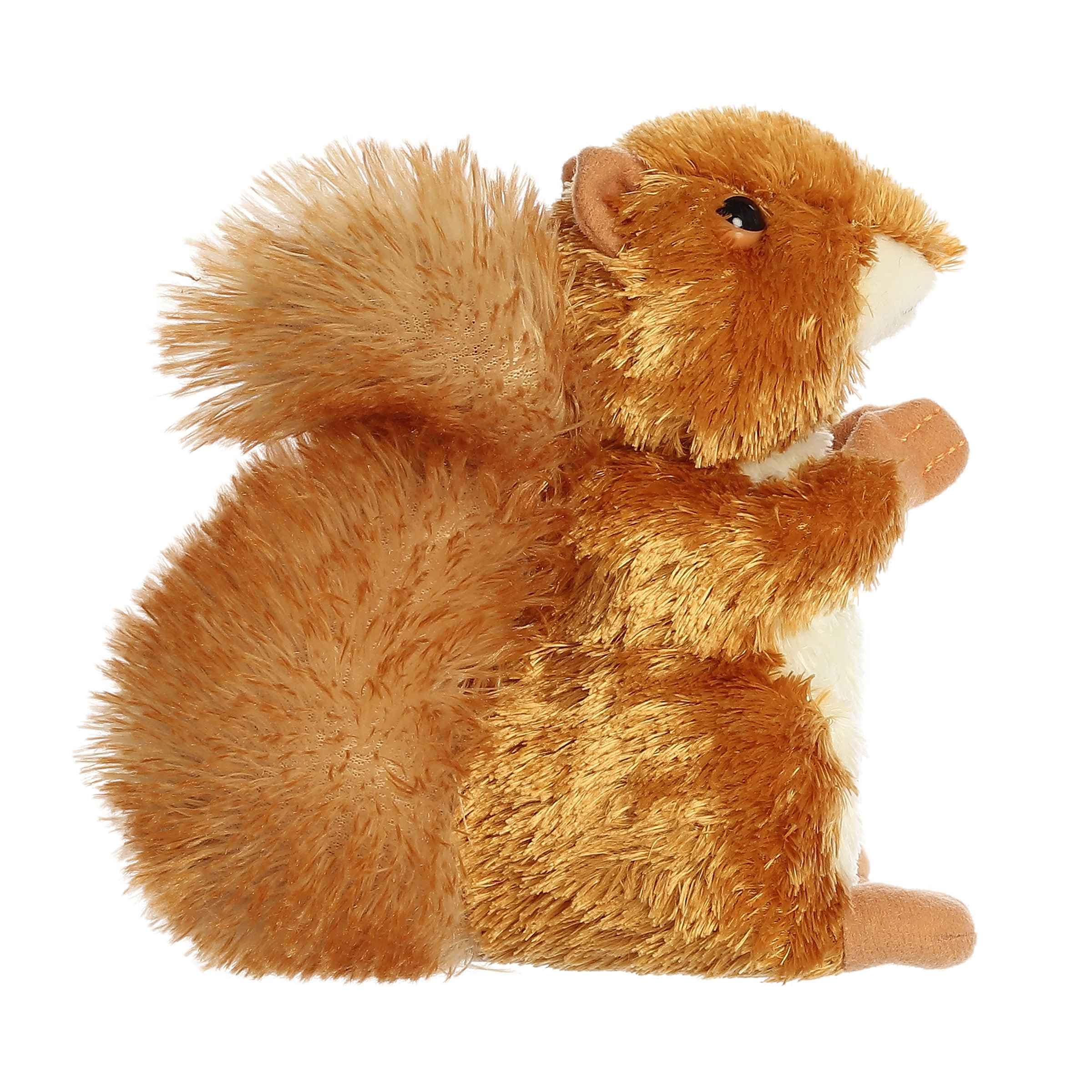 Aurora Mini Flopsie Nutsie Stuffed Animal Plush Toy - 8 Inch Red Soft Cuddly Companion for Kids, Gifts & Collectibles - Perfect for Playtime, Bedtime & Decor