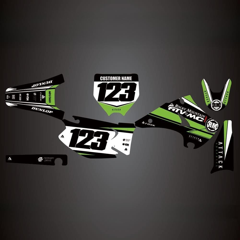 Custom Velocity Complete Bike Graphics Kit - High-Quality Durable Decals for MTB, BMX & Dirt Bikes - Perfect for Racing, Trail Riding & Bike Customization