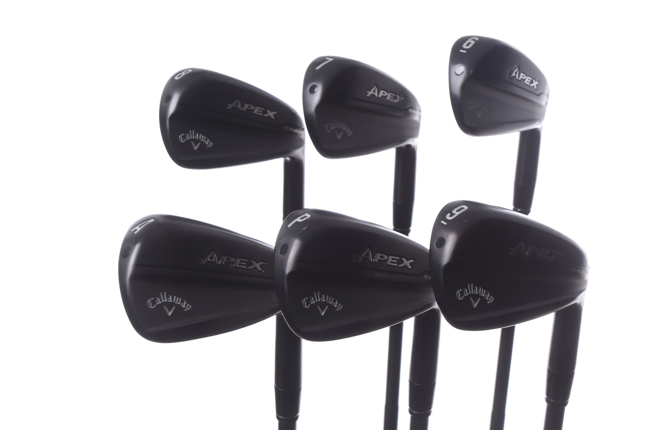 Used Callaway Apex TiFusion Iron Set - Right Handed 6-AW Stiff Flex Golf Clubs for Men | Premium Forged Irons for Improved Accuracy & Distance | Perfect for Golf Course Play & Driving Range Practice