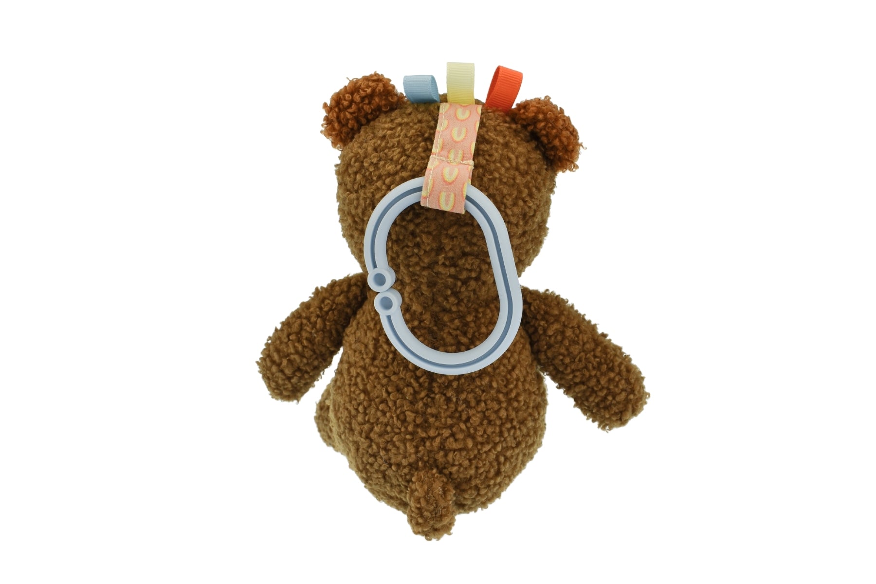 Snuggle Buddy Maple Bear Jiggle & Shake Clip Toy - Cute Plush Sensory Toy for Kids, Babies & Toddlers - Perfect for Strollers, Car Seats & Diaper Bags