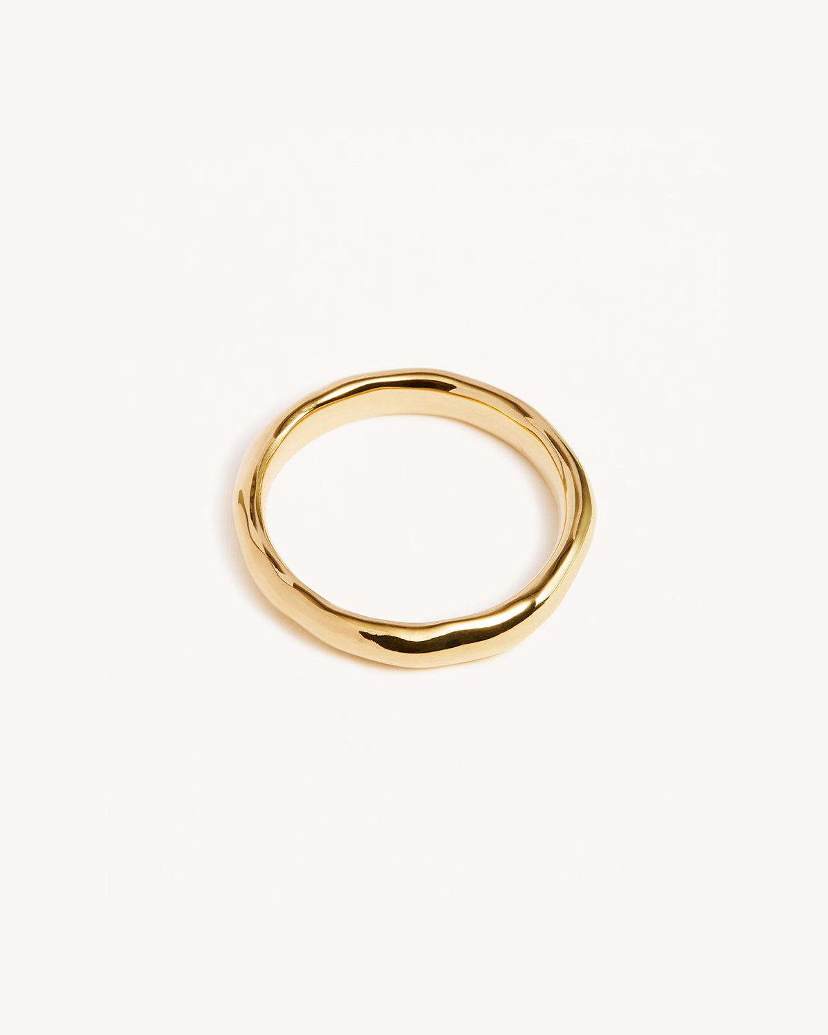 18K Gold Vermeil Lover Medium Ring - Elegant Couple Band for Anniversary, Wedding & Valentine's Day Gift - Perfect for Romantic Occasions & Special Moments