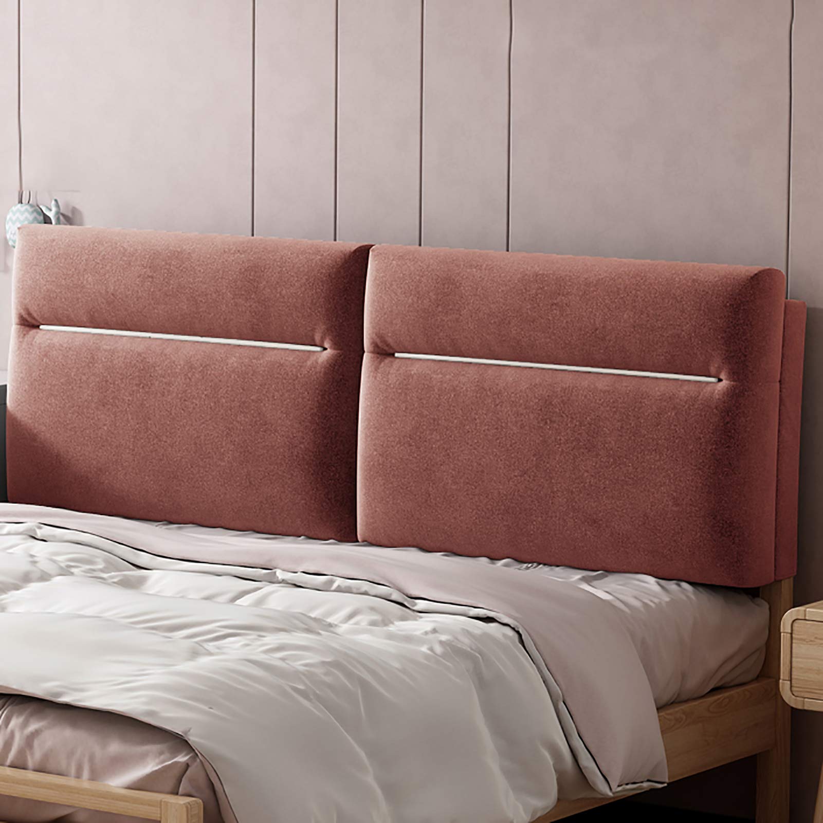 SYTH Bed Headboard Wedge Reading Pillow - Triangular Back Support Cushion for King Beds & Daybeds - Perfect Positioning for Head, Waist & Back Support - Ideal for Reading, Watching TV & Relaxing in Bed