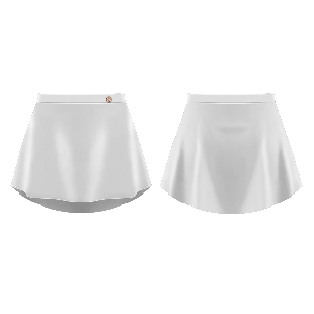 White Mesh Skirt for Women - Flowy A-Line Summer Skirt with Elastic Waist | Perfect for Beach, Vacation, and Casual Outfits