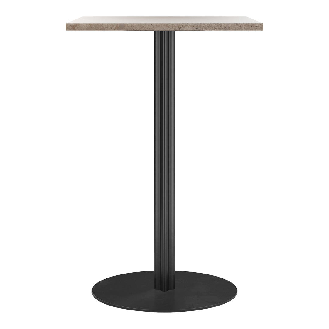 Harbour Column Counter Table - Rectangular Kitchen Island with Storage for Small Spaces | Perfect for Dining, Food Prep & Entertaining in Apartments & Condos