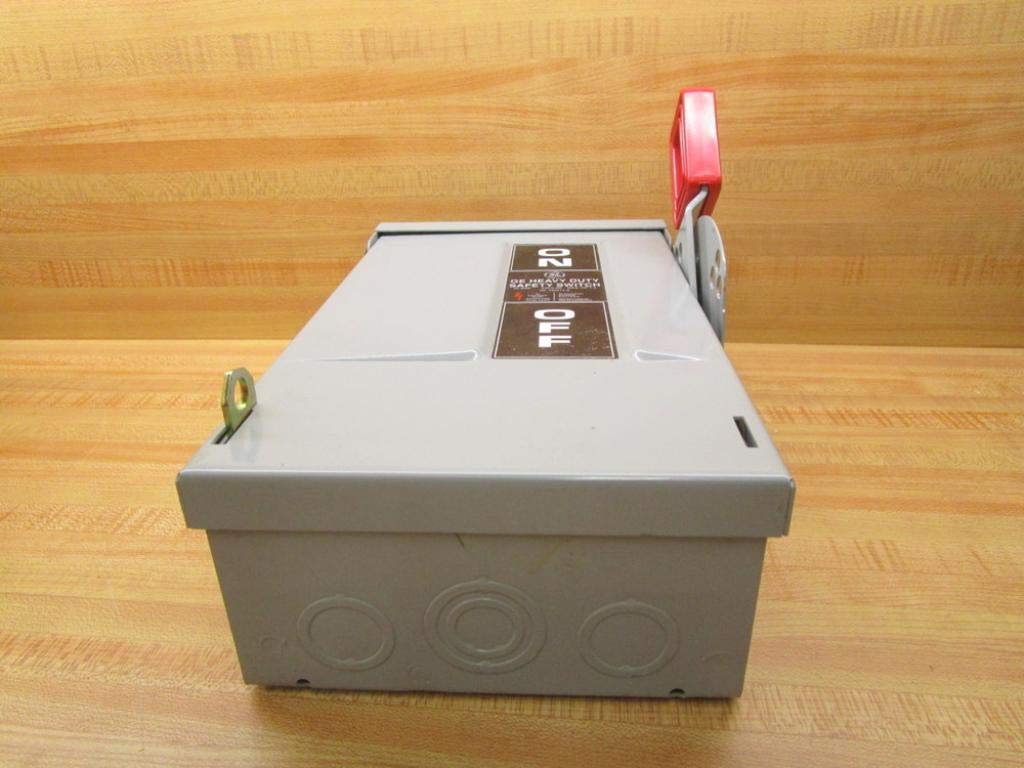 GE TH3221R Safety Switch - Heavy Duty 30 Amp Disconnect for HVAC, Pumps & Appliances | Weatherproof & Durable Outdoor Electrical Switch for Home & Commercial Use