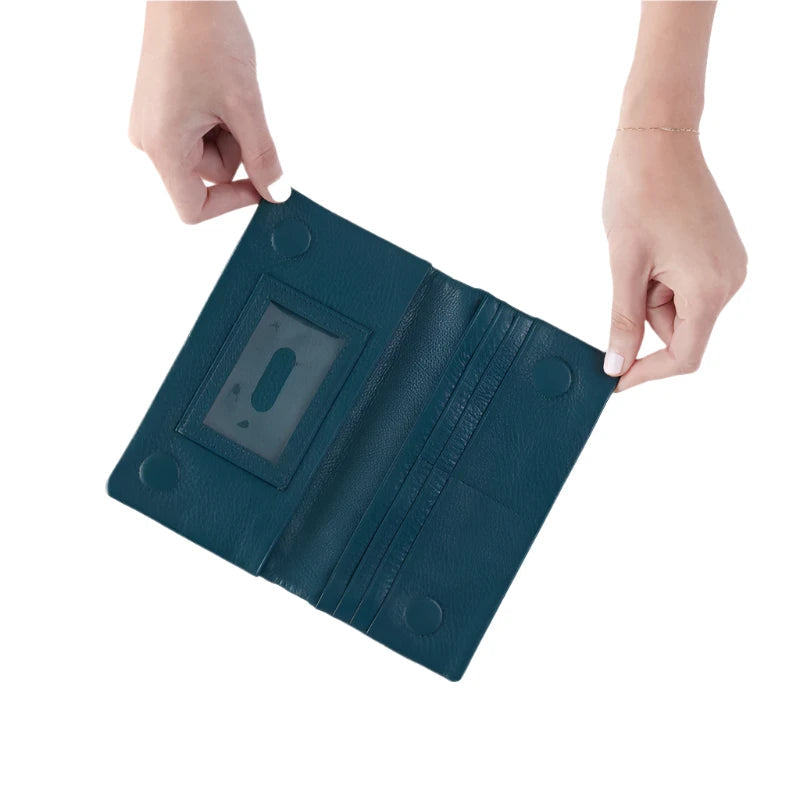 HOBO LUMEN CONTINENTAL WALLET - Stylish RFID Blocking Leather Wallet for Men & Women | Perfect for Travel, Business & Everyday Use