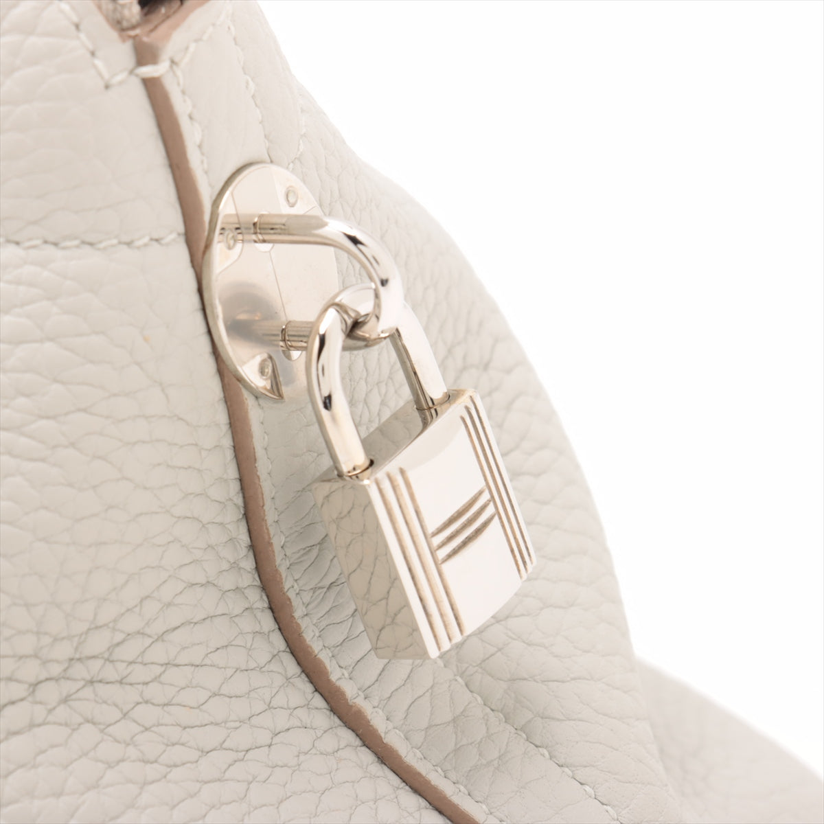 Hermes Bolide 31 Taurillon Clemence Shoulder Bag in Pearl Gray - Luxury Leather Handbag for Women | Perfect for Work, Travel & Everyday Elegance