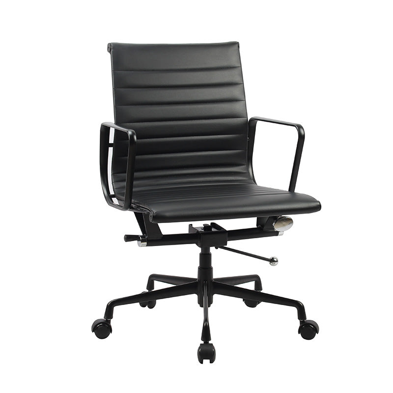DAKIN Ergonomic Low Back Office Chair - Black Mesh Computer Desk Chair for Home & Office Workspace