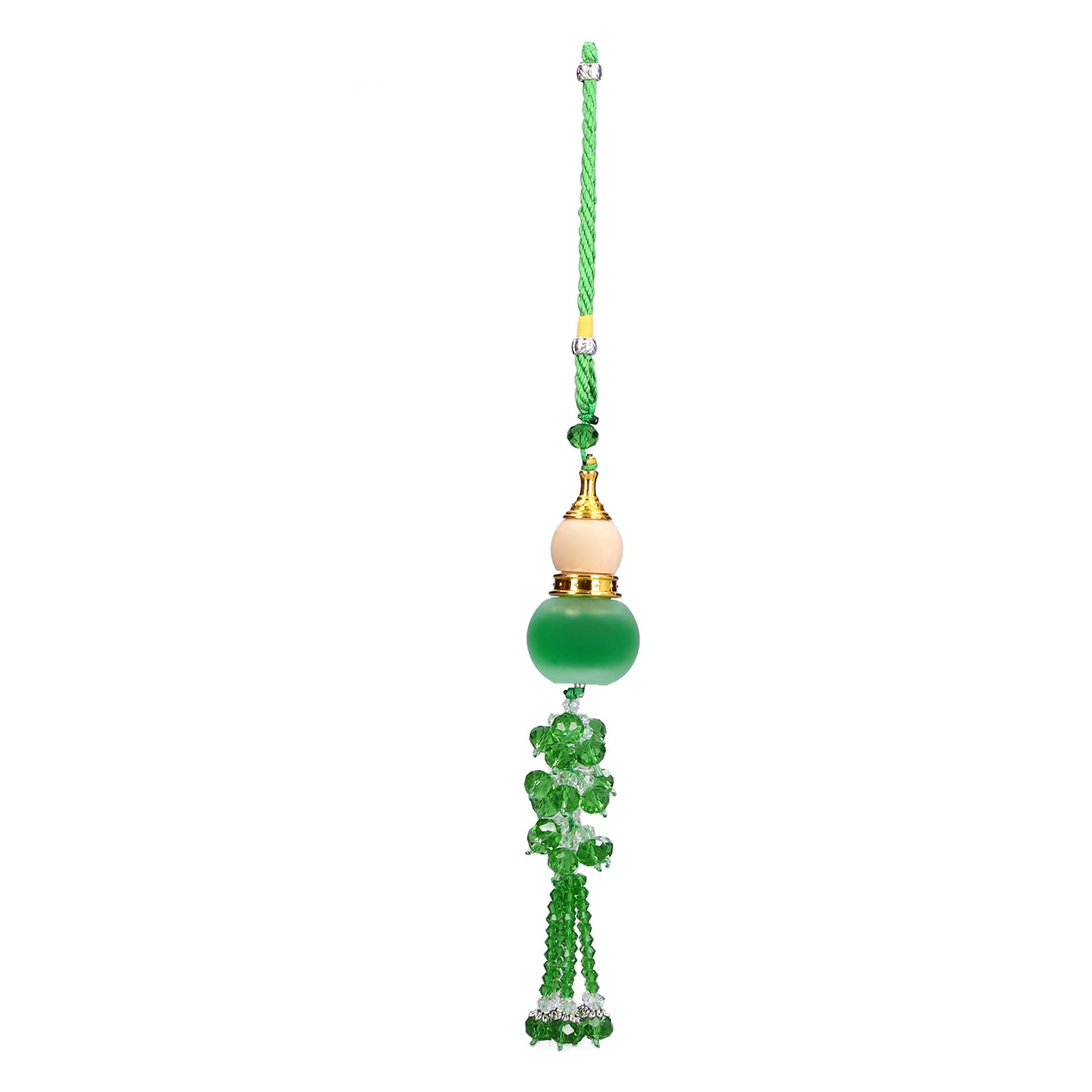 Premium Car Perfume Pendant - Elegant Hanging Air Freshener for Vehicles with Refillable Scent, Stylish Interior Decor & Unique Gift Idea (Green) | Perfect for Cars, SUVs, Office Spaces & Home Fragrance