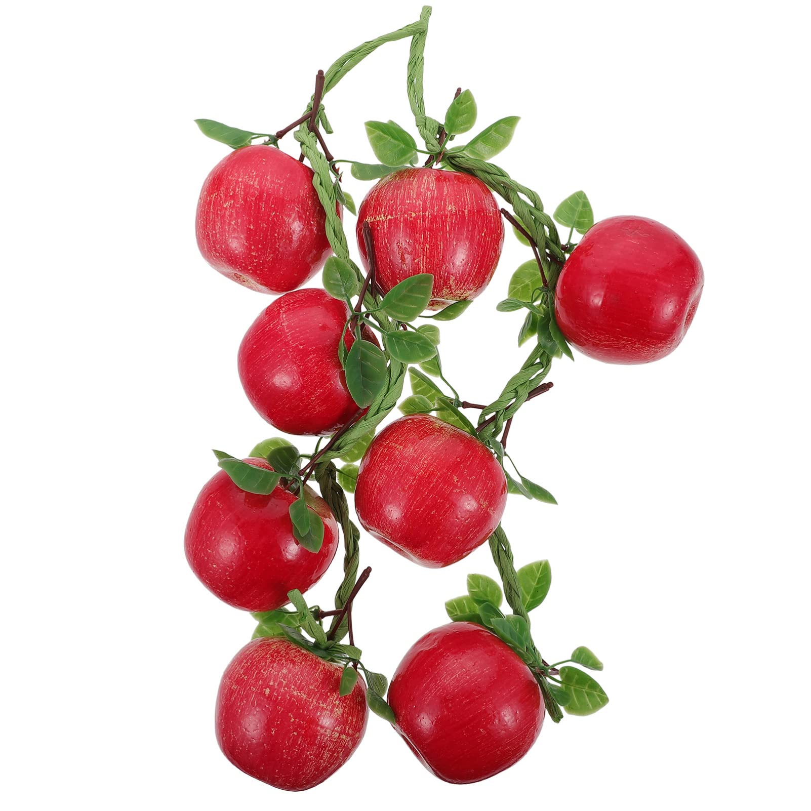 TOYANDONA Artificial Fruit Garland - 2 Pack Realistic Fake Fruit Decor for Kitchen, Farmhouse & Home | Hanging Ornament, Photography Props & Wall Decor | Perfect for Wedding, Party & Seasonal Displays