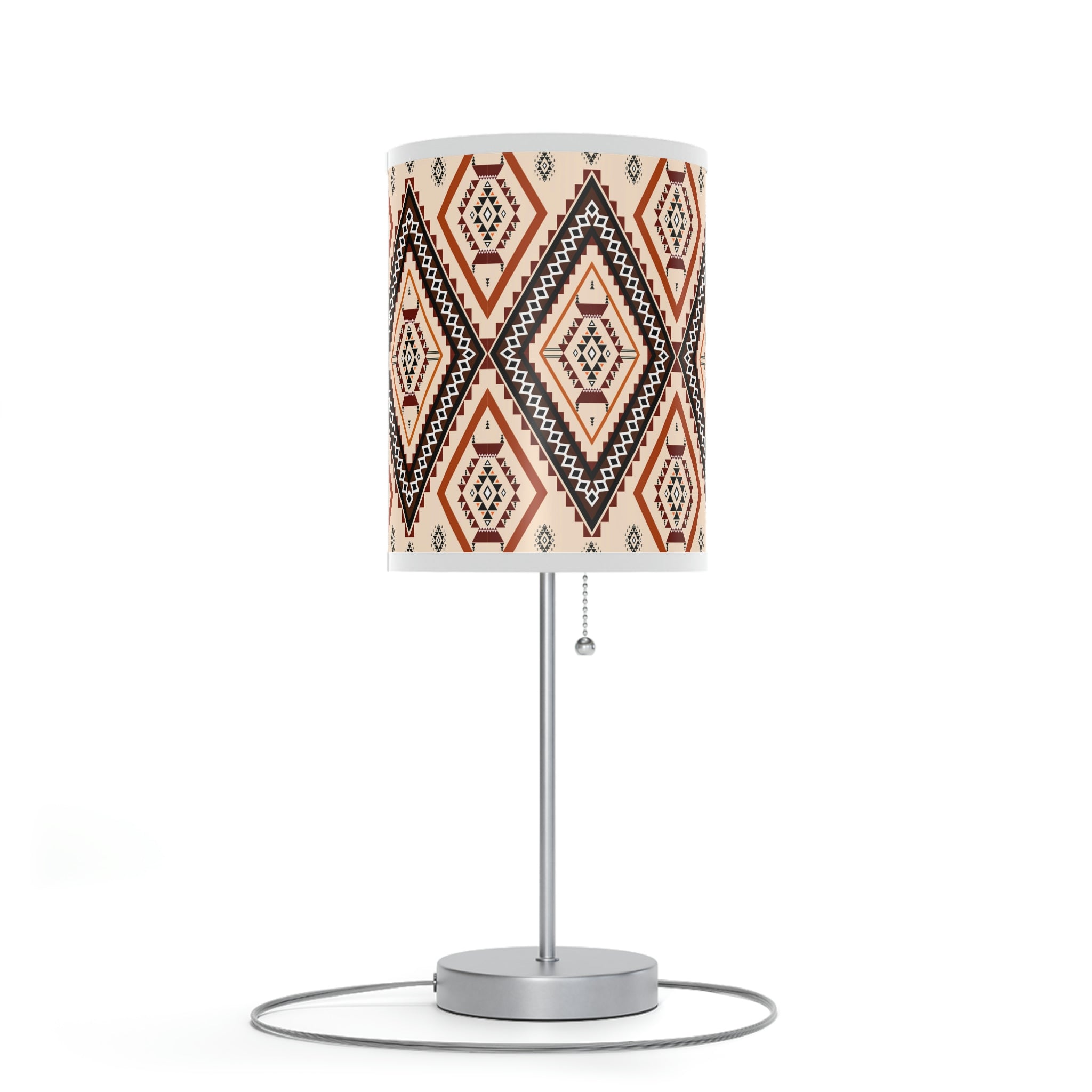 Southwestern Style Table Lamp for Bedroom & Living Room - Adjustable Reading Light with US/CA Plug - Perfect for Nightstands, Sofa Side Tables and Home Office Desks