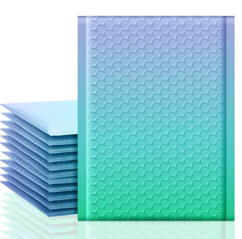 6x10 Bubble Mailer Padded Envelopes for Shipping - Fairyland Green | Waterproof & Tear-Resistant Mailing Bags | Perfect for Ecommerce, Small Packages, Jewelry & Documents