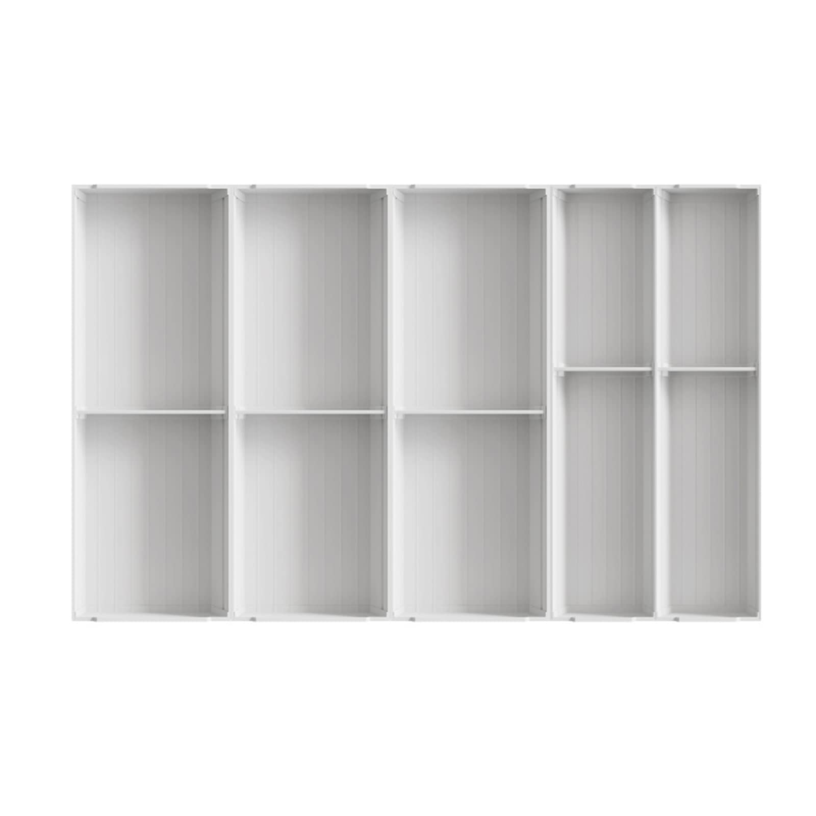 YDHNB Silverware Drawer Organizer - Adjustable Cutlery Tray & Utensil Holder with Grooved Dividers for Kitchen, Bathroom, Office | Perfect for Organizing Forks, Spoons, Knives & Desk Supplies
