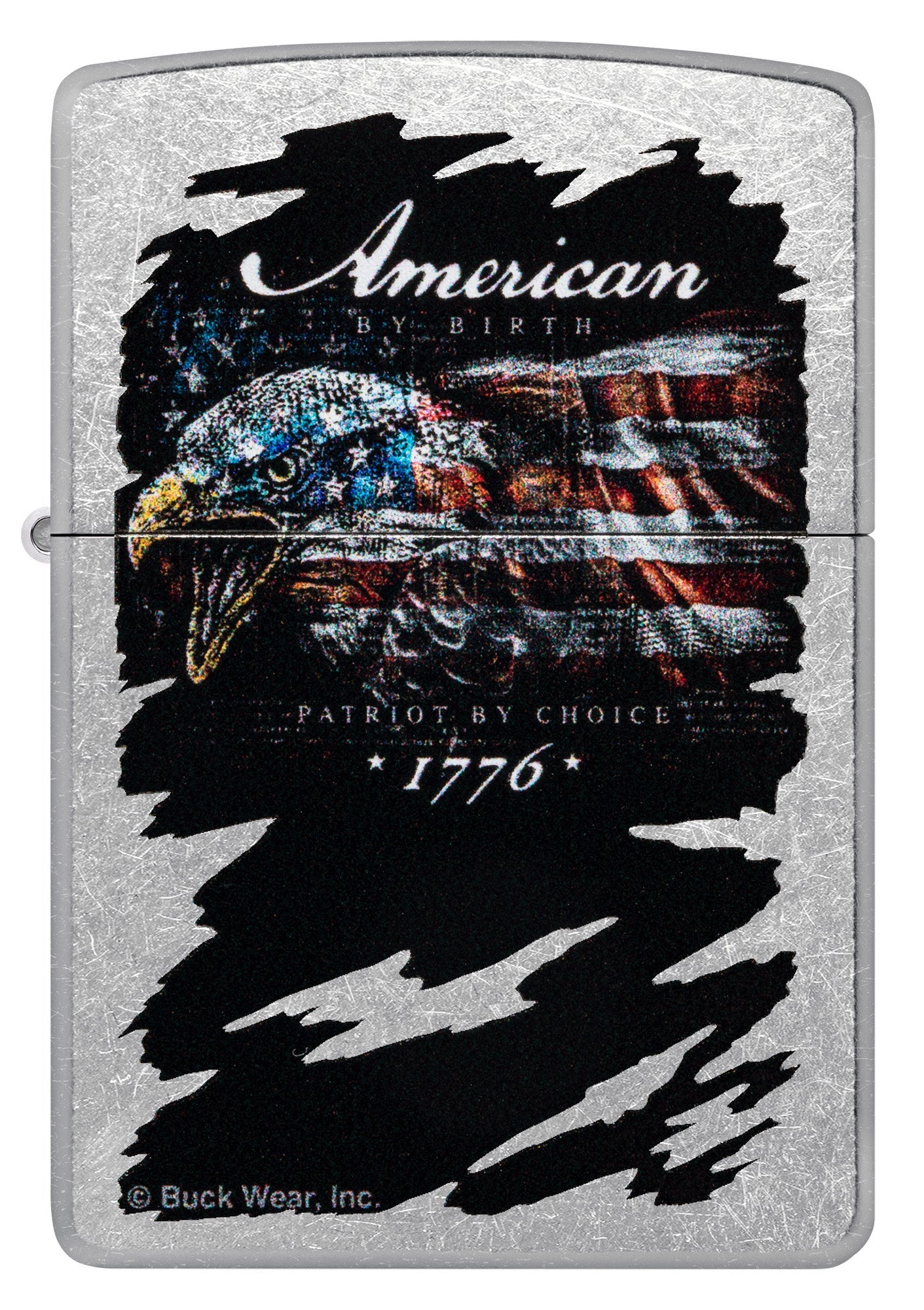 Buck Wear Inc. Eagle Flag - Patriotic American Flag Apparel & Accessories for Outdoor Enthusiasts | Perfect for Camping, Hiking, and 4th of July Celebrations