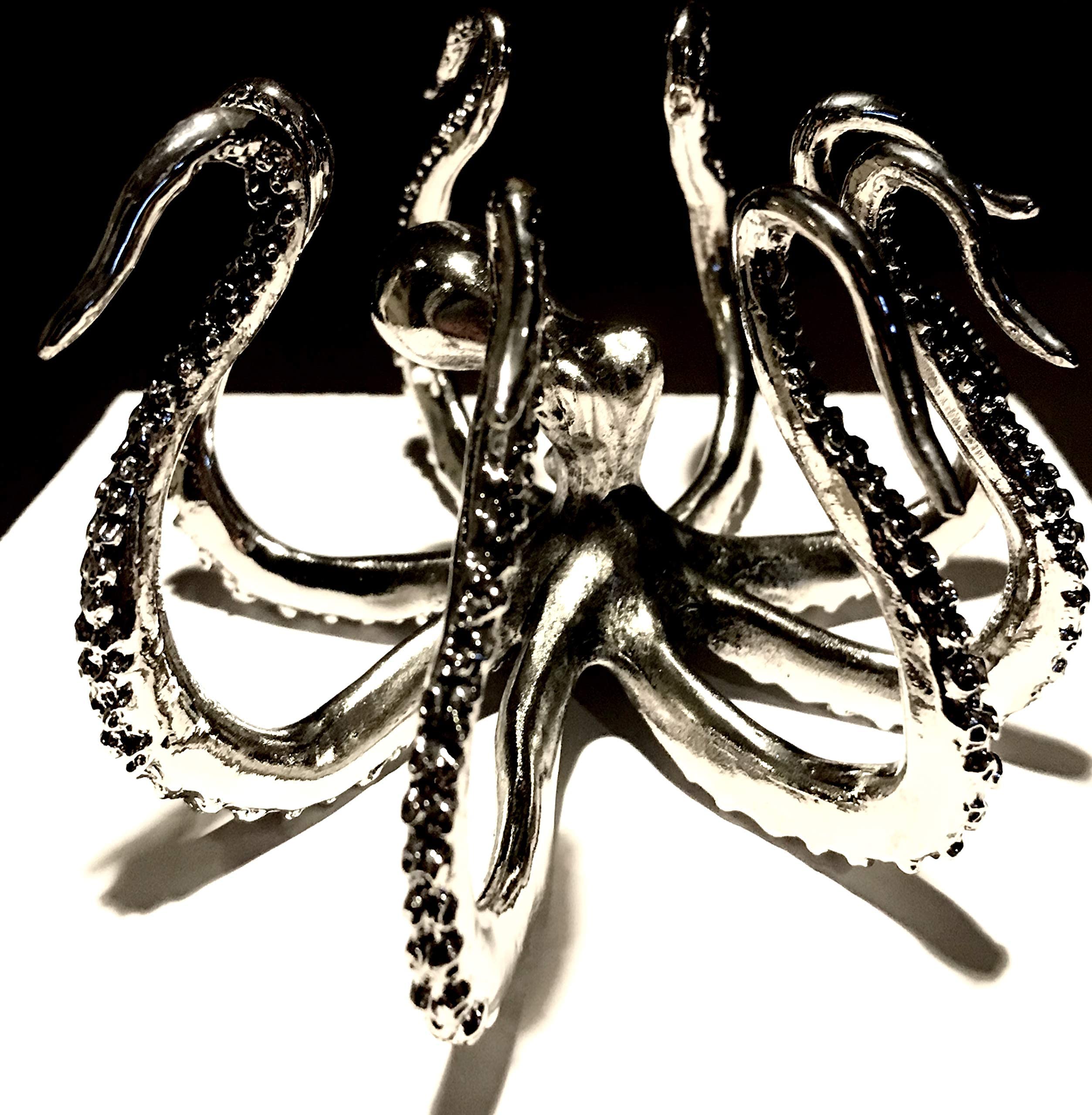 OctoStand - Premium Ocean-Themed Display Stand for Crystal Balls, Succulents & Nautical Decor | Perfect for Home, Office & Beach House Decorations