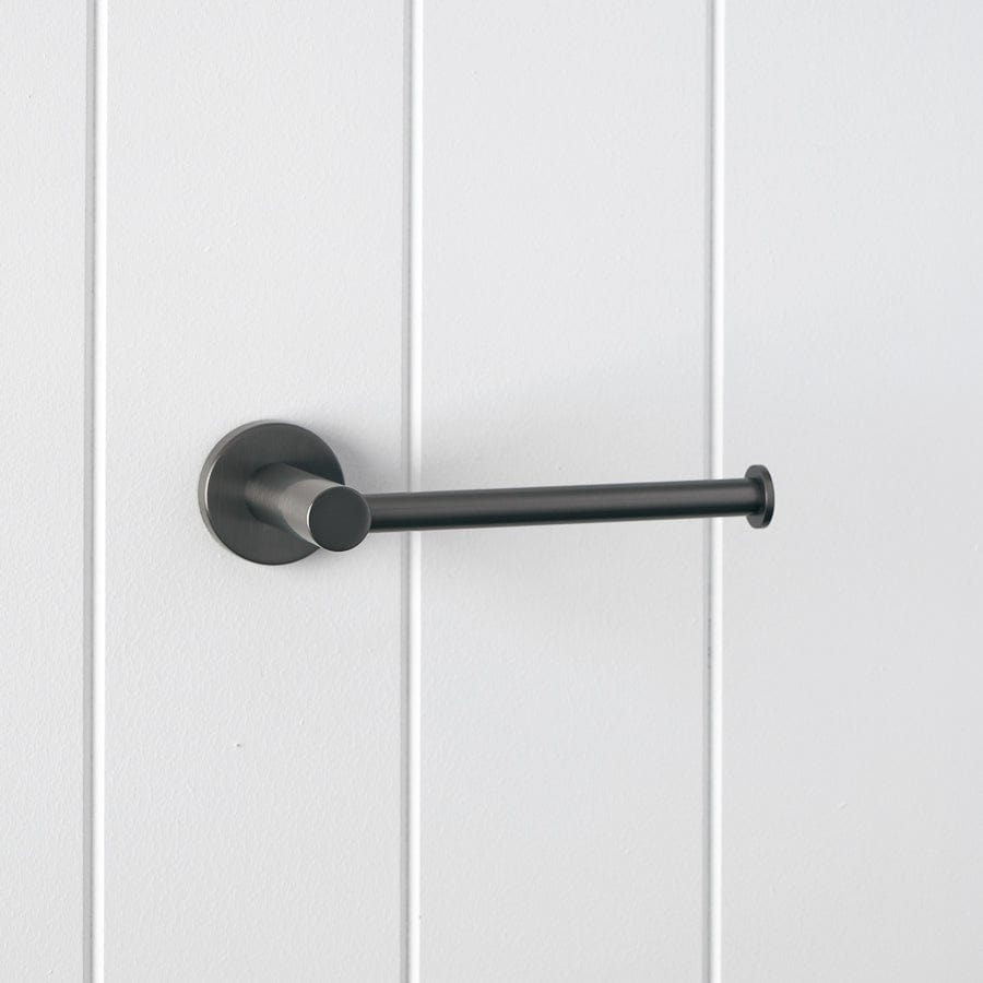 Premium Gunmetal Toilet Paper Holder - Modern Bathroom Tissue Roll Stand for Sydney Homes | Perfect for Bathroom, Restroom & Powder Room Decor
