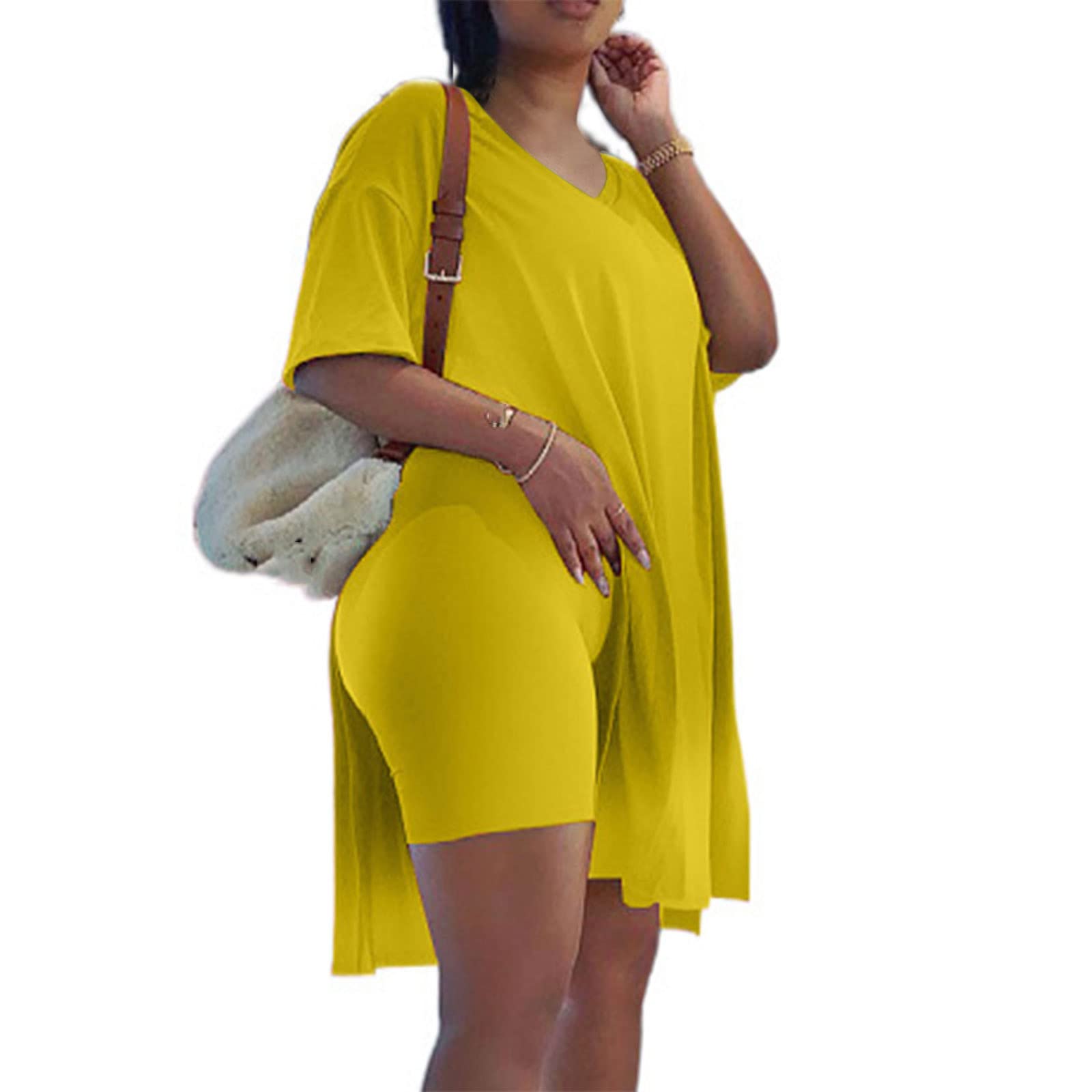 Prime Pajamas 2-Piece Lounge Set - Ribbed Knit Sleepwear for Women | Home & Travel Comfort